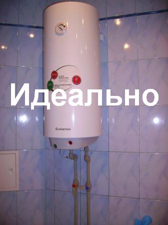 Фото установки водонагревателей в Москве